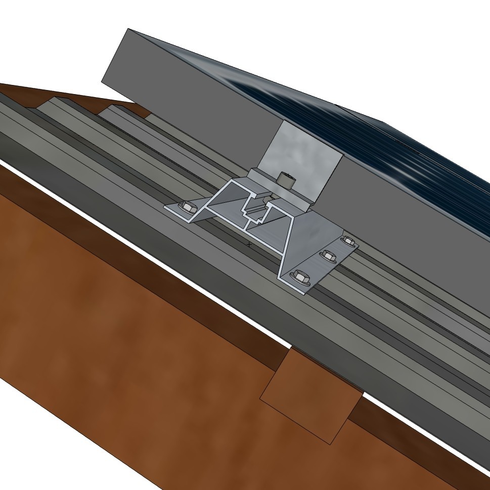 Mostek trapezowy 2035x40 mm + EPDM