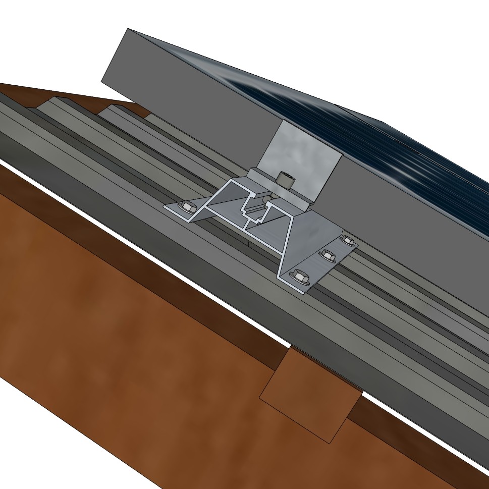 Mostek trapezowy 300x40 mm + EPDM